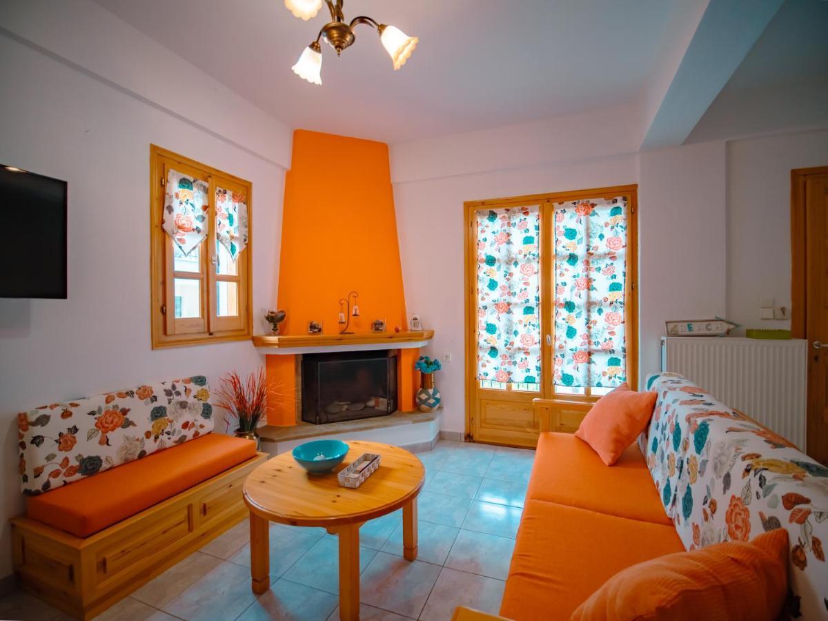 Orange House For Big Families In Damouchari - Delicious Houses מראה חיצוני תמונה