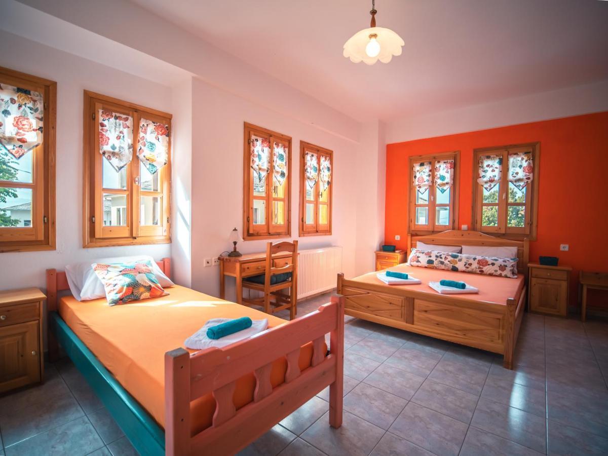 Orange House For Big Families In Damouchari - Delicious Houses מראה חיצוני תמונה