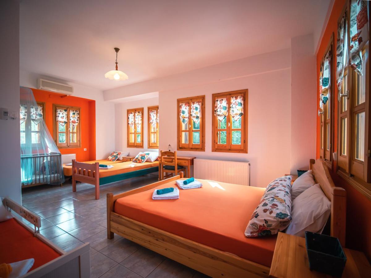 Orange House For Big Families In Damouchari - Delicious Houses מראה חיצוני תמונה